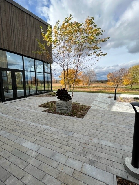 The courtyard at Highland Park